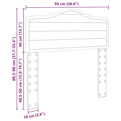 Testiera con testiera Legno vecchio 90 cm Legno multistrato