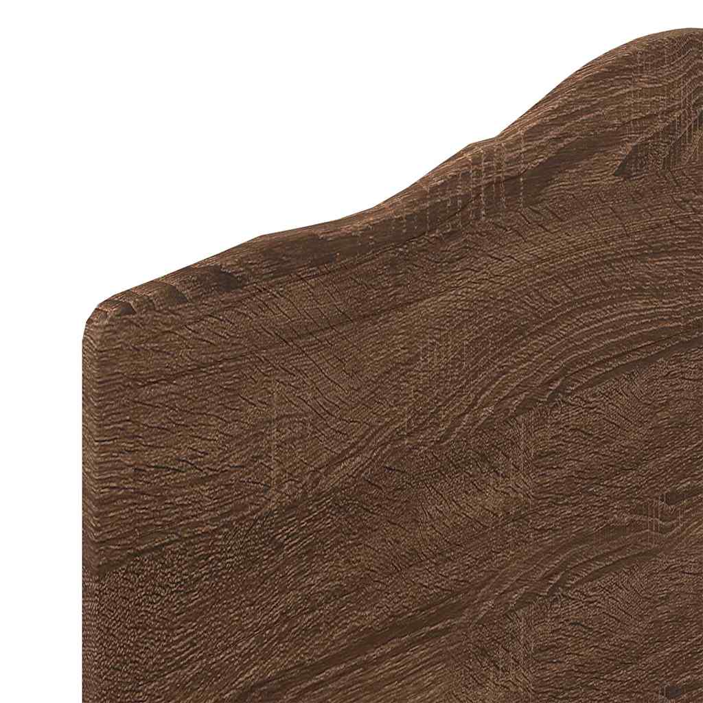 Testiera con testiera Rovere Marrone 80 cm Legno multistrato