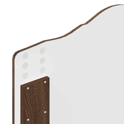 Testiera con testiera Rovere Marrone 80 cm Legno multistrato