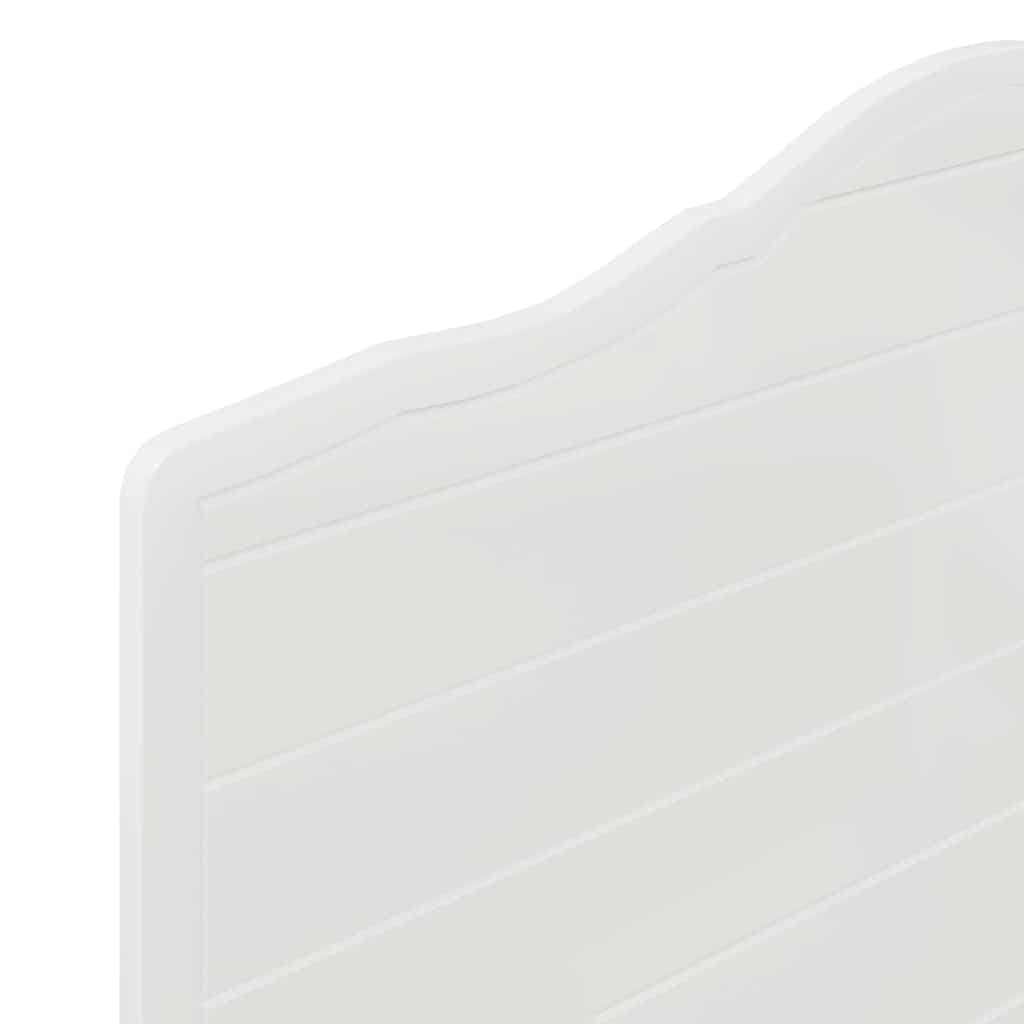 Testiera con testiera Bianco Lucido 75 cm Legno multistrato