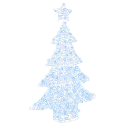 Albero di Natale con 100 LED Bianco freddo 120 cm Acrilico | homemem39