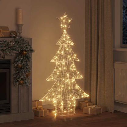 Albero di Natale con 160 LED Bianco caldo 150 cm Acrilico | homemem39