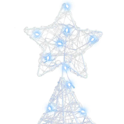 Albero di Natale con 160 LED Bianco freddo 150 cm Acrilico | homemem39