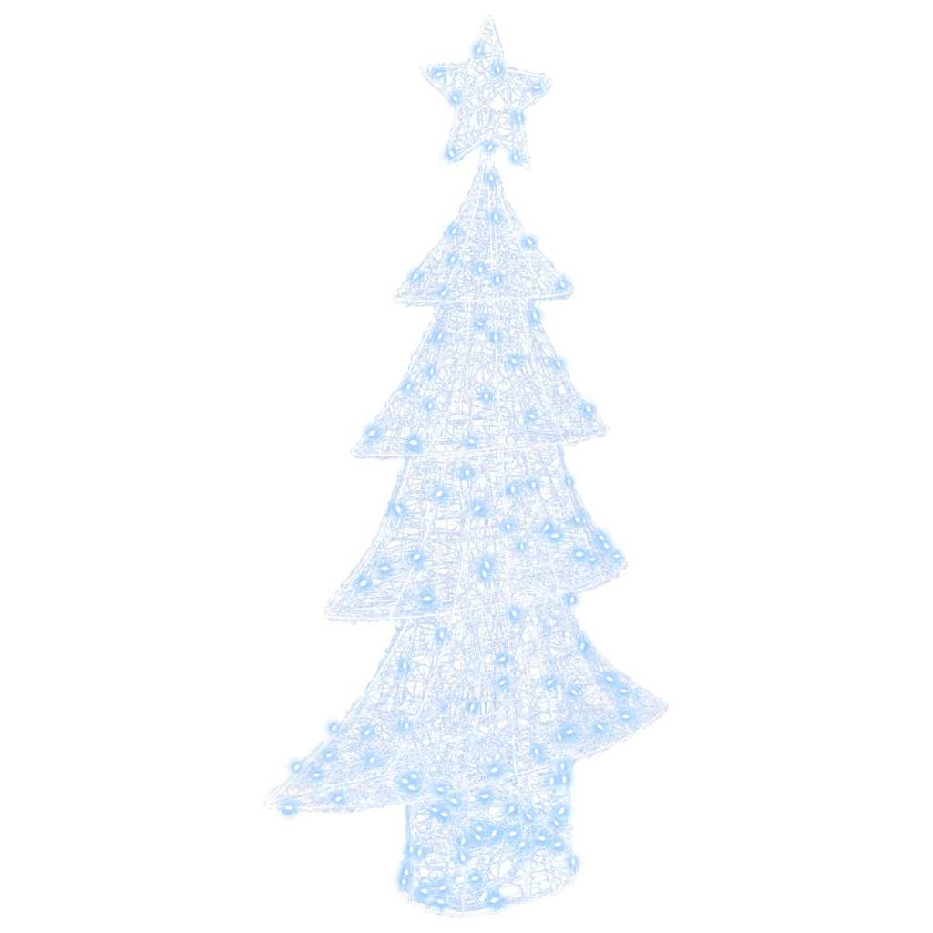 Albero di Natale con 160 LED Bianco freddo 150 cm Acrilico | homemem39