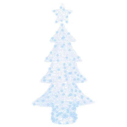 Albero di Natale con 160 LED Bianco freddo 150 cm Acrilico | homemem39