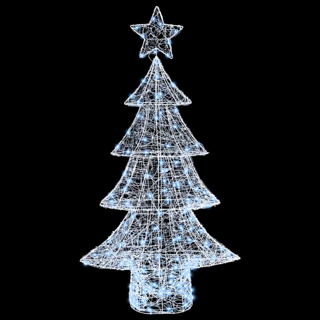 Albero di Natale con 160 LED Bianco freddo 150 cm Acrilico | homemem39