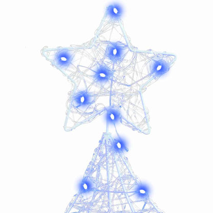 Albero di Natale con 160 LED Blu 150 cm Acrilico | homemem39