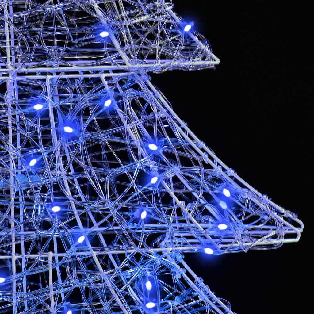 Albero di Natale con 160 LED Blu 150 cm Acrilico | homemem39