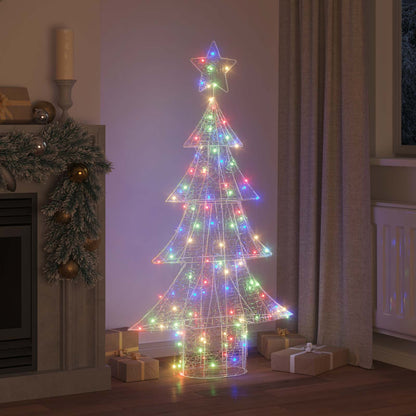 Albero di Natale con 160 LED Multicolore 150 cm Acrilico | homemem39