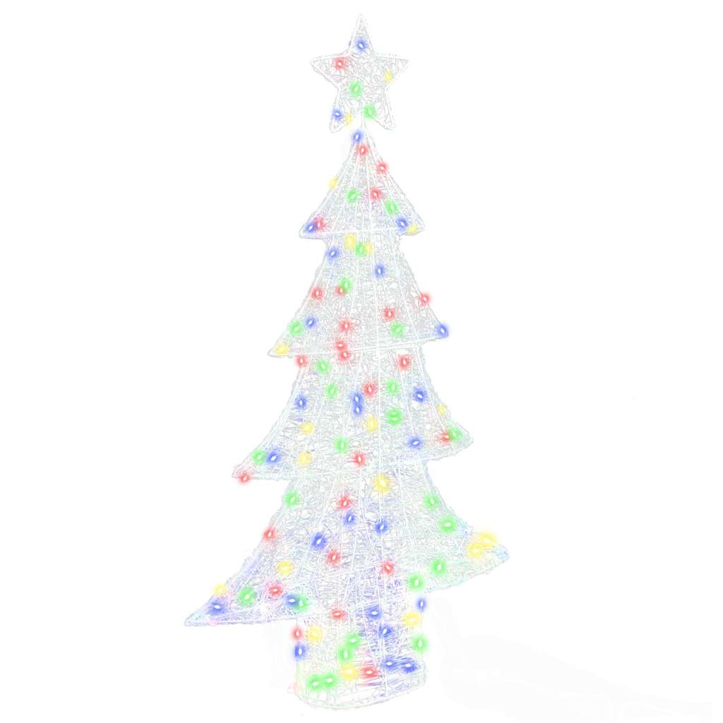 Albero di Natale con 160 LED Multicolore 150 cm Acrilico | homemem39