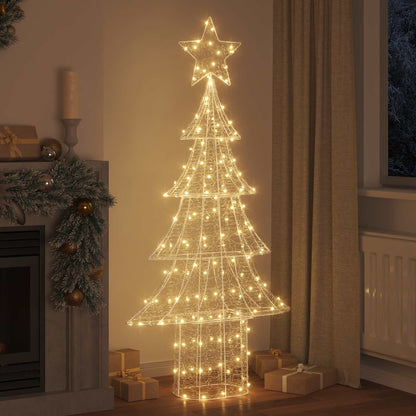 Albero di Natale con 240 LED Bianco caldo 150 cm Acrilico | homemem39
