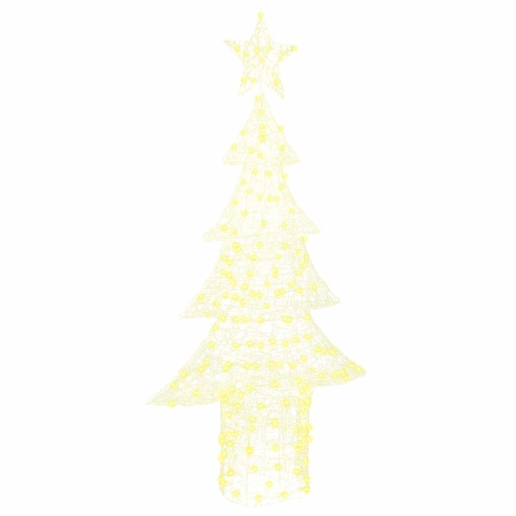 Albero di Natale con 240 LED Bianco caldo 150 cm Acrilico | homemem39