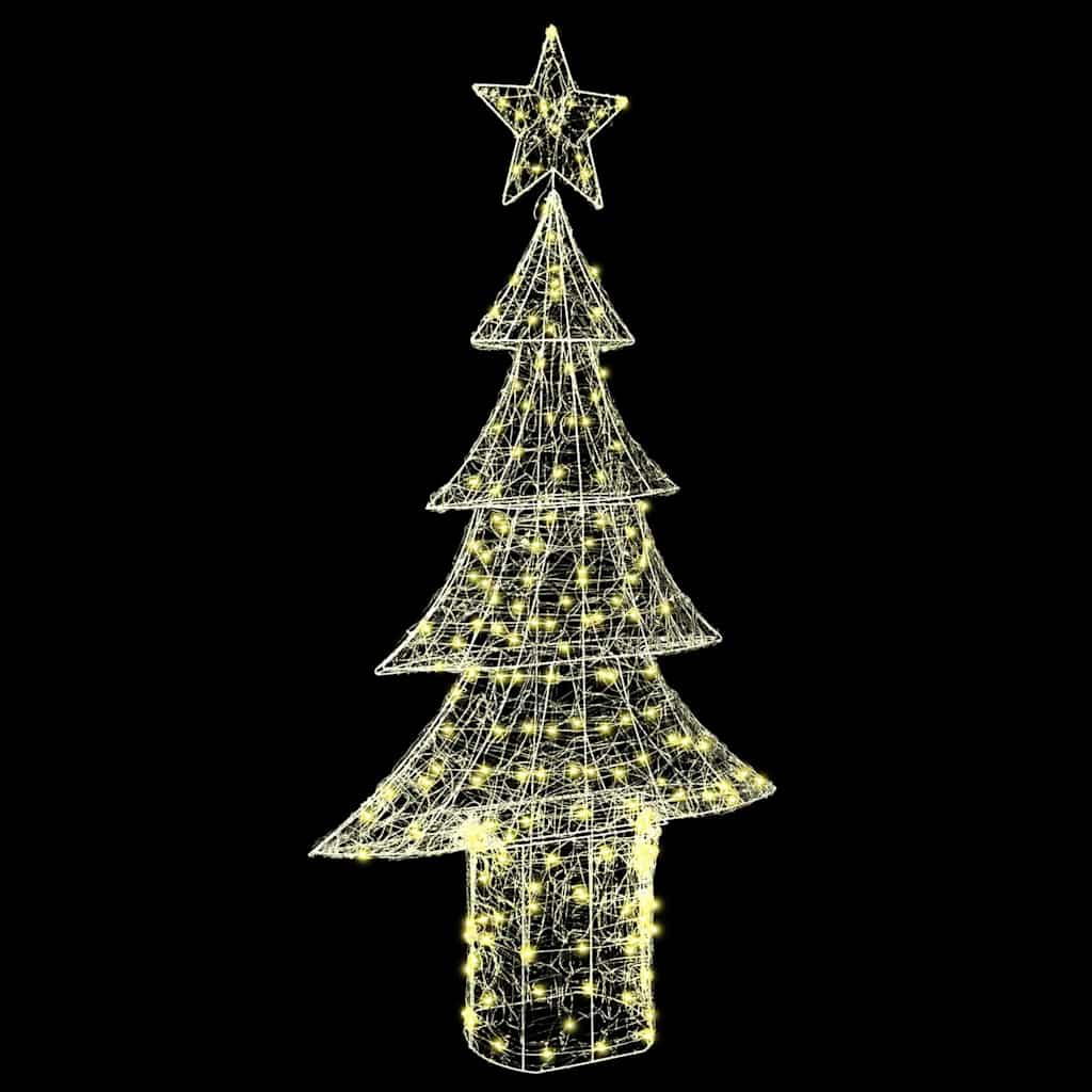 Albero di Natale con 240 LED Bianco caldo 150 cm Acrilico | homemem39