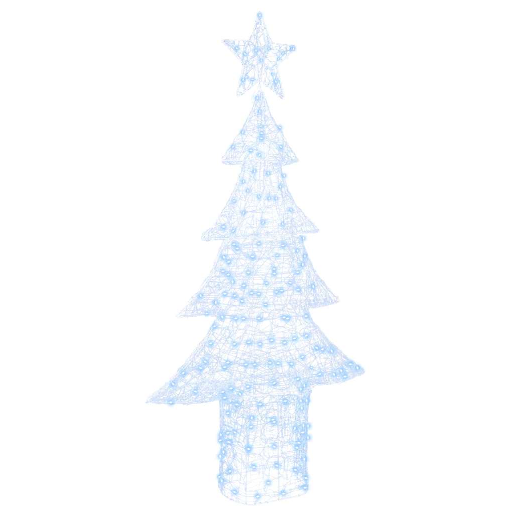 Albero di Natale con 240 LED Bianco freddo 180 cm Acrilico | homemem39