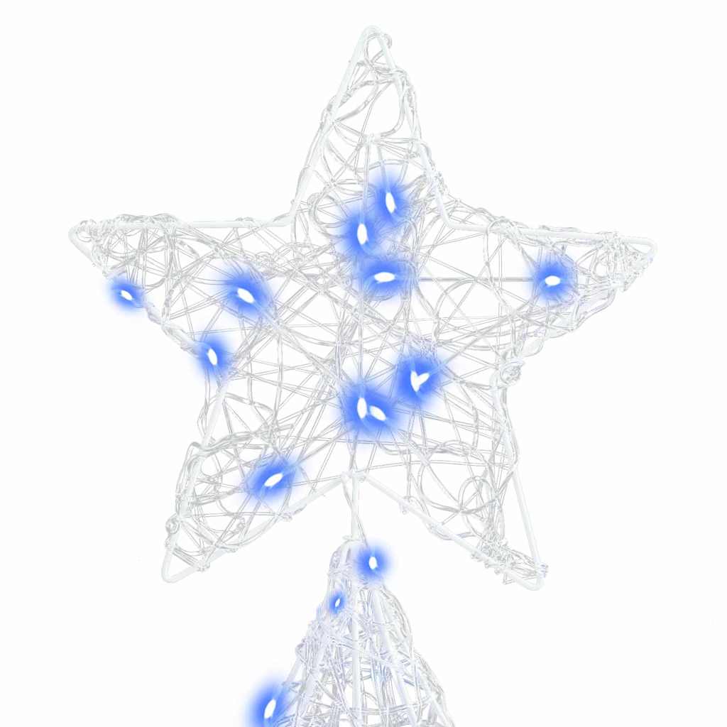 Albero di Natale con 240 LED Blu 180 cm Acrilico | homemem39