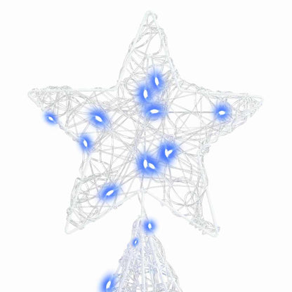 Albero di Natale con 240 LED Blu 180 cm Acrilico | homemem39