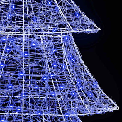 Albero di Natale con 240 LED Blu 180 cm Acrilico | homemem39