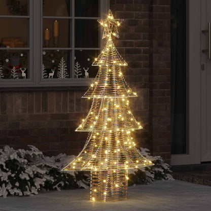 Albero di Natale con 160 LED Bianco caldo 150 cm PET | homemem39