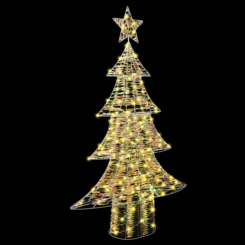 Albero di Natale con 160 LED Bianco caldo 150 cm PET | homemem39