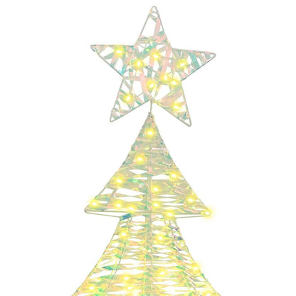 Albero di Natale con 240 LED Bianco caldo 181 cm PET | homemem39