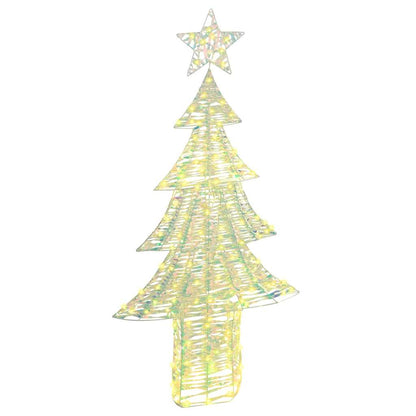 Albero di Natale con 240 LED Bianco caldo 181 cm PET | homemem39