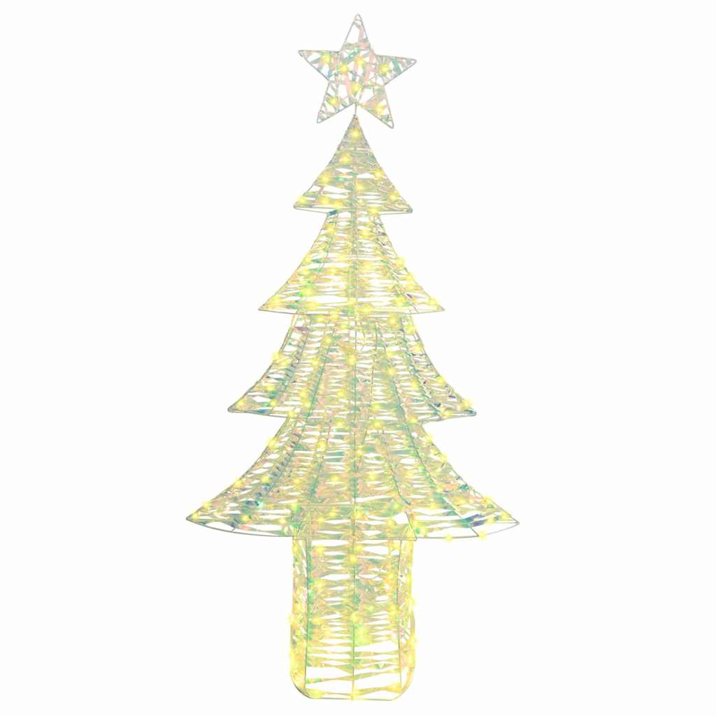 Albero di Natale con 240 LED Bianco caldo 181 cm PET | homemem39
