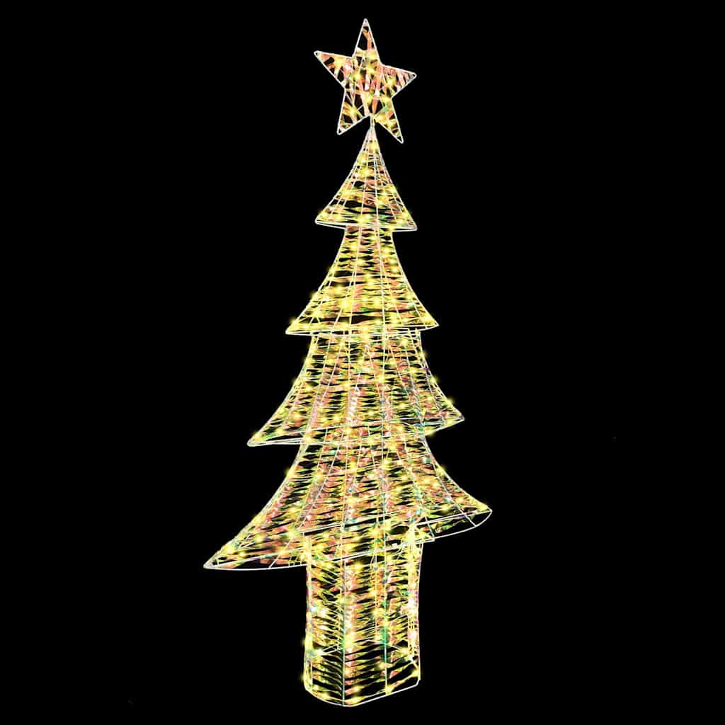 Albero di Natale con 240 LED Bianco caldo 181 cm PET | homemem39