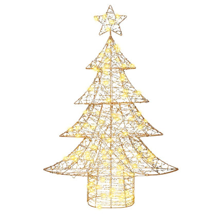 Albero di Natale con 120 LED Bianco caldo 120,5 cm PET | homemem39