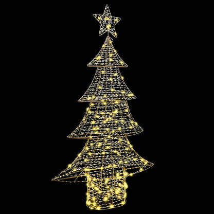 Albero di Natale con 160 LED Bianco caldo 151 cm PET | homemem39