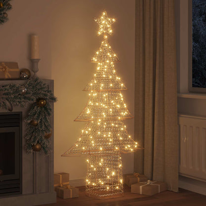 Albero di Natale con 240 LED Bianco caldo 181 cm PET | homemem39