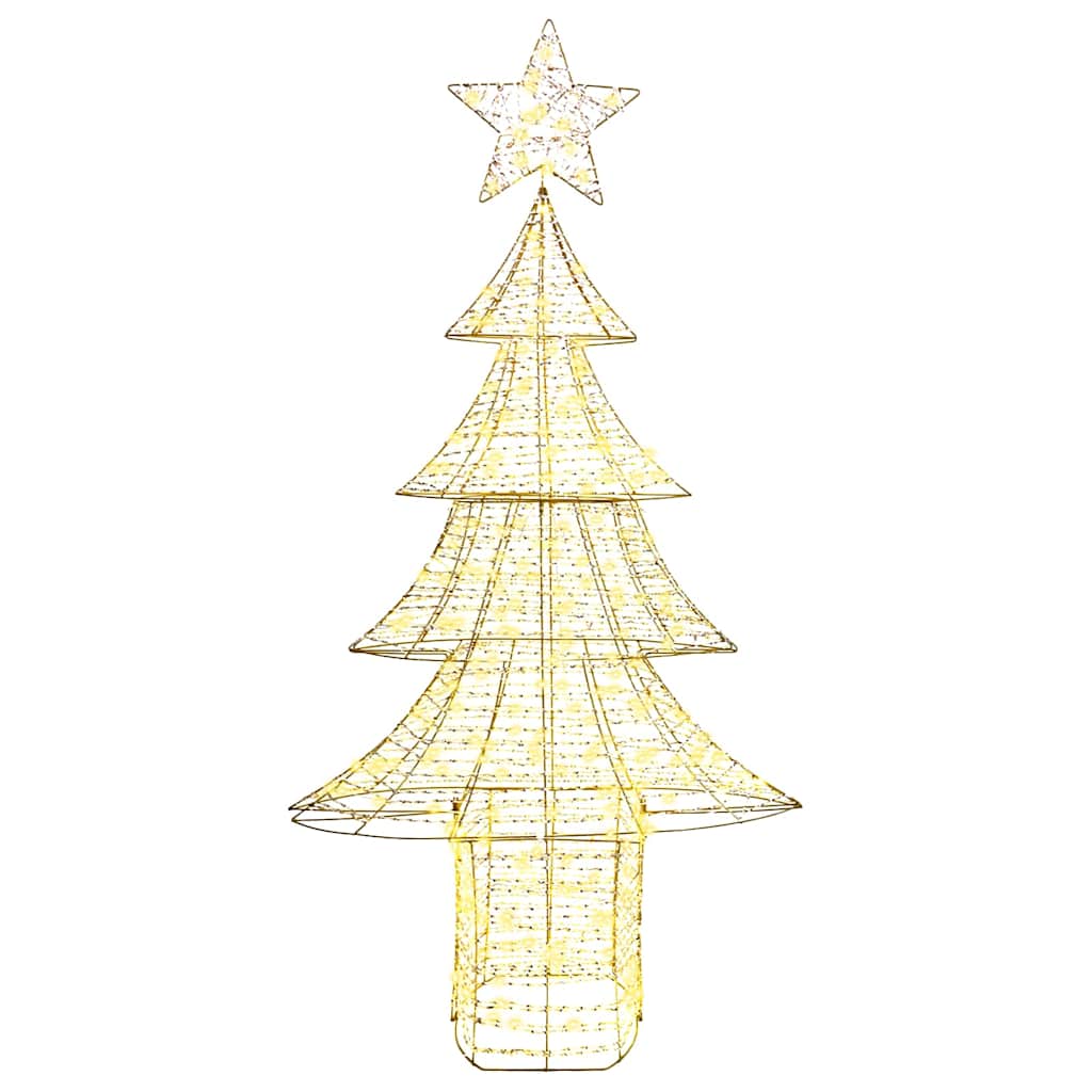 Albero di Natale con 240 LED Bianco caldo 181 cm PET | homemem39