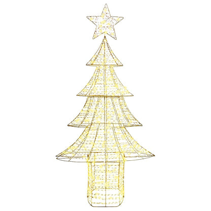 Albero di Natale con 240 LED Bianco caldo 181 cm PET | homemem39