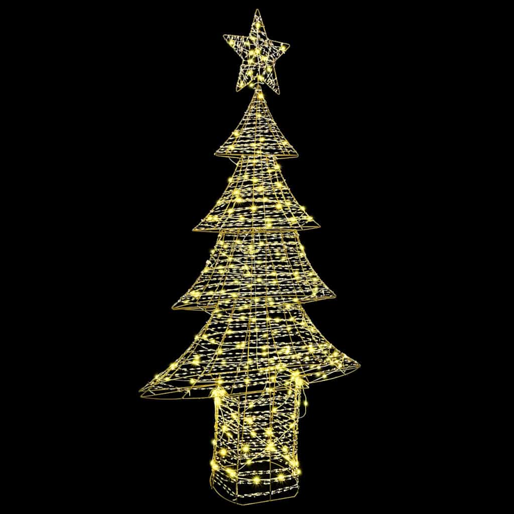 Albero di Natale con 240 LED Bianco caldo 181 cm PET | homemem39