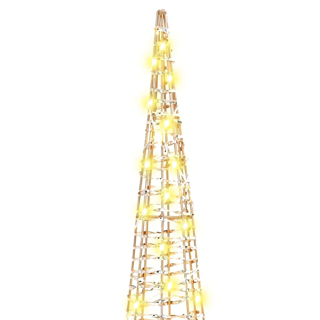 Albero di Natale 3 pcs Bianco caldo 20 x 20 x 80 cm PET | homemem39