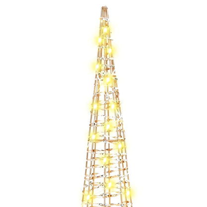 Albero di Natale 3 pcs Bianco caldo 20 x 20 x 80 cm PET | homemem39