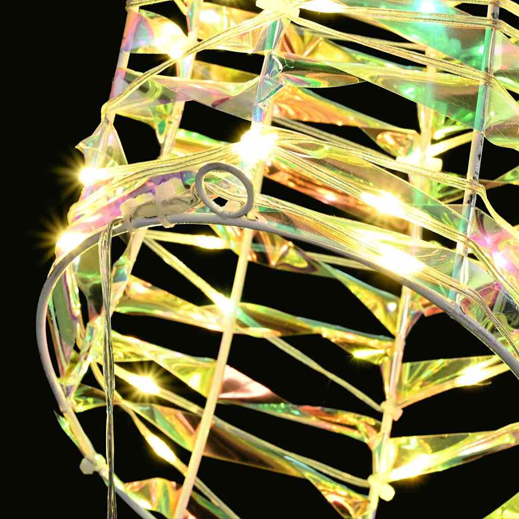 Slitta trainata da renna Bianco caldo 68 x 36.5 x 62.5 cm PET