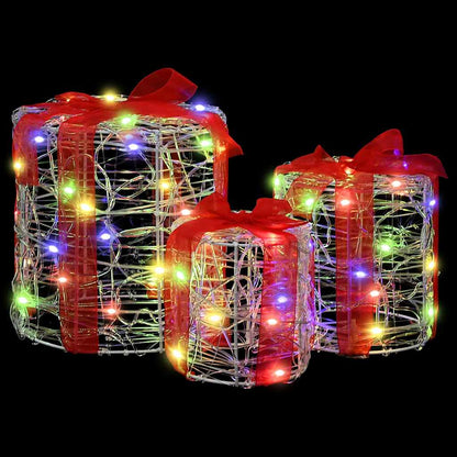 Decorazione Scatola Regalo 3 pcs colorato 20 x 20 x 21 cm