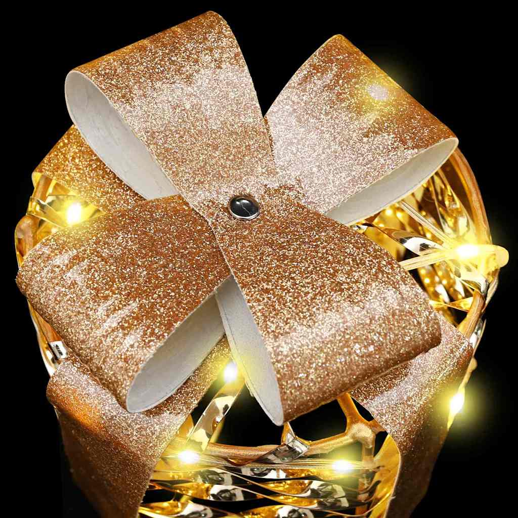 Decorazione Scatola Regalo con 60 LED 3 pcs 20 x 20 x 20 cm PET | homemem39