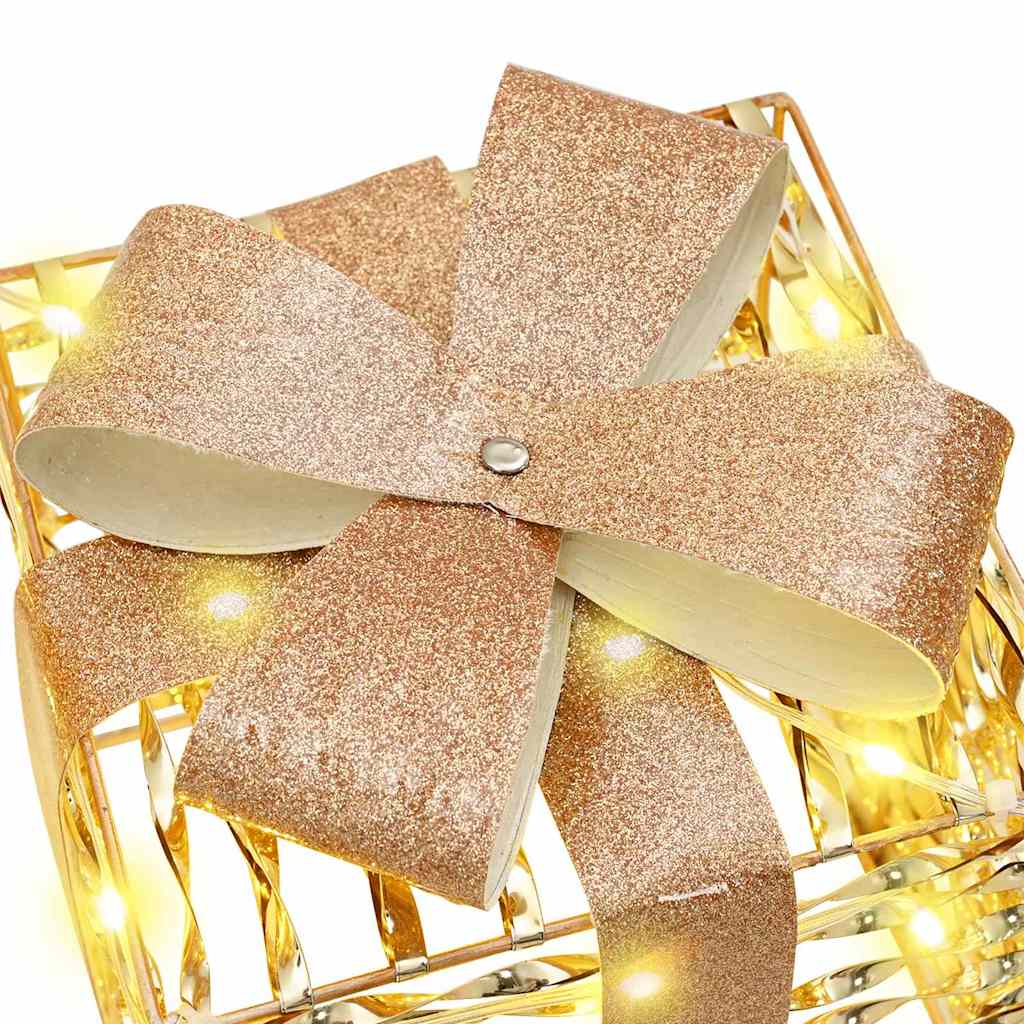 Scatola Regalo 3 pcs Bianco caldo 20 x 20 x 20 cm PET | homemem39