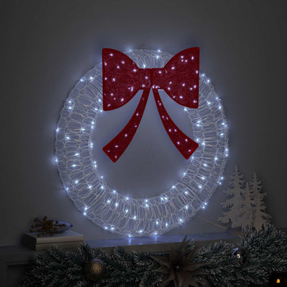 Corona con 60 LED Bianco freddo 76 x 76 x 8,5 cm Acrilico | homemem39