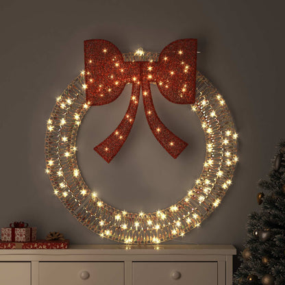 Ghirlanda Bianco caldo 120 x 120 x 10 cm PET 150 LED