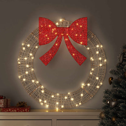 Ghirlanda Bianco caldo 75 x 75 x 8 cm PET 60 LED