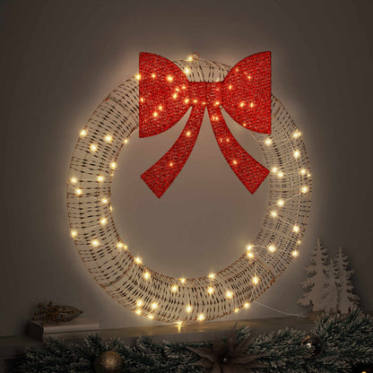 Ghirlanda Bianco caldo 75 x 75 x 8 cm PET 60 LED