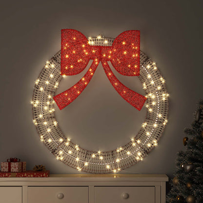 Ghirlanda Bianco caldo 90 x 90 x 9 cm PET 80 LED