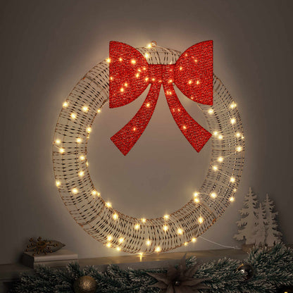 Ghirlanda Bianco caldo 90 x 90 x 9 cm PET 80 LED