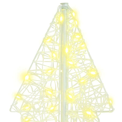 Albero di Natale con 160 LED Bianco caldo 150 cm Acrilico | homemem39