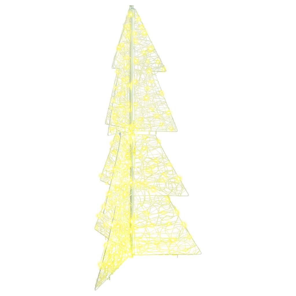 Albero di Natale con 160 LED Bianco caldo 150 cm Acrilico | homemem39