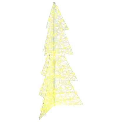 Albero di Natale con 160 LED Bianco caldo 150 cm Acrilico | homemem39