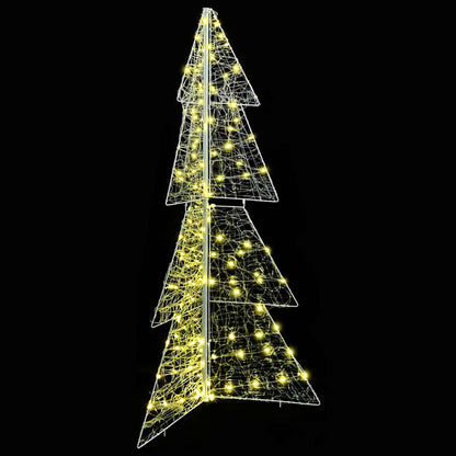 Albero di Natale con 160 LED Bianco caldo 150 cm Acrilico | homemem39