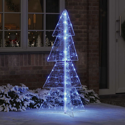 Albero di Natale con 160 LED Blu 150 cm Acrilico | homemem39